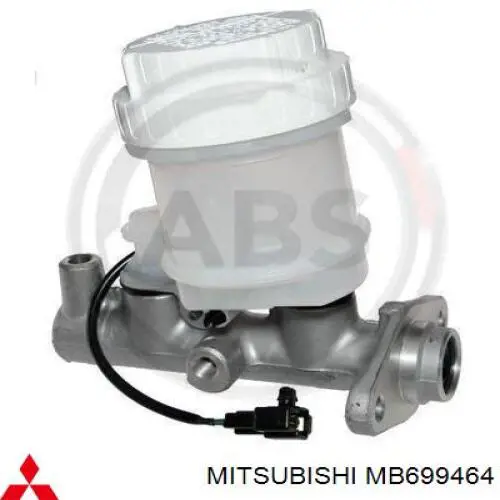 MB699464 Mitsubishi pastillas de freno delanteras