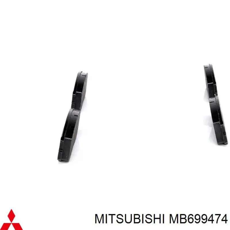 MB699474 Mitsubishi pastillas de freno delanteras