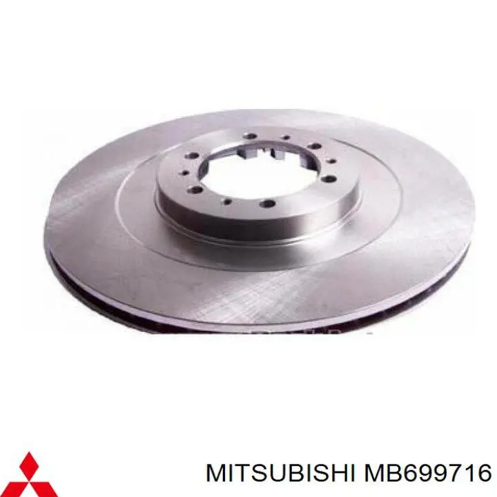 MB699716 Mitsubishi freno de disco delantero