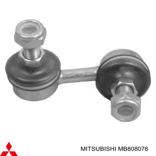 MB808076 Mitsubishi barra estabilizadora delantera derecha