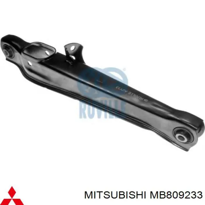 MB809233 Mitsubishi brazo de suspensión trasero inferior derecho
