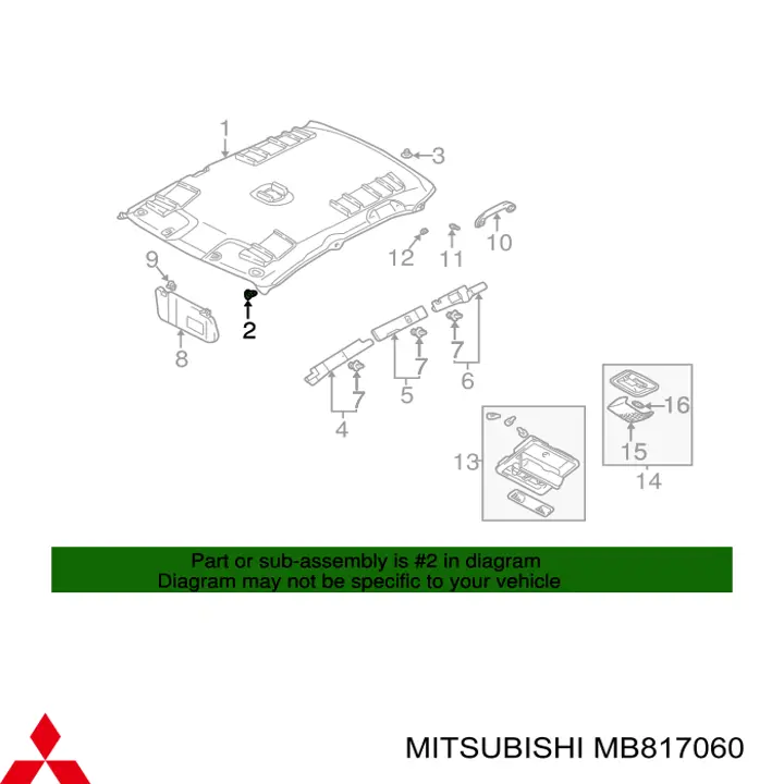  Mitsubishi MR444858 precio, desde 3,13 EUR