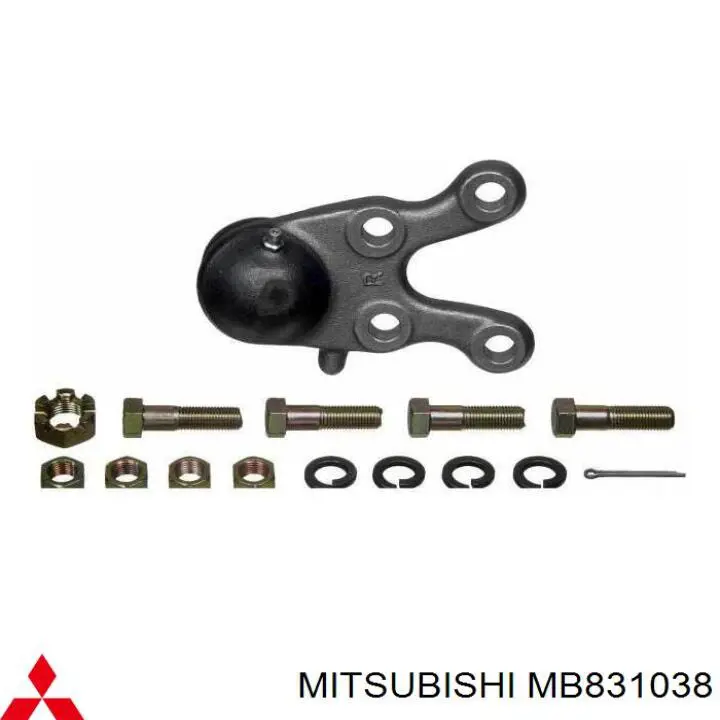 Rótula de suspensión inferior derecha Mitsubishi MB831038 precio, desde 46,25 EUR