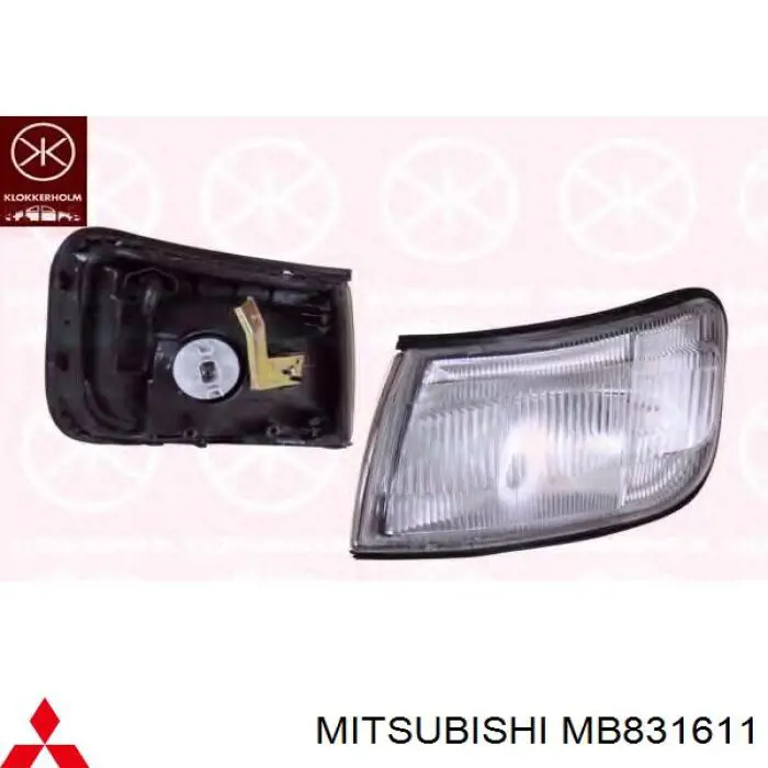 MB831611 Mitsubishi luz de gálibo delantera izquierda
