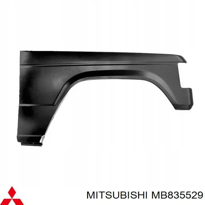 MB835525 Mitsubishi guardabarros delantero izquierdo