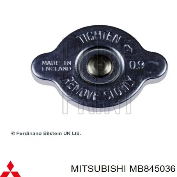MB845036 Mitsubishi tapa radiador