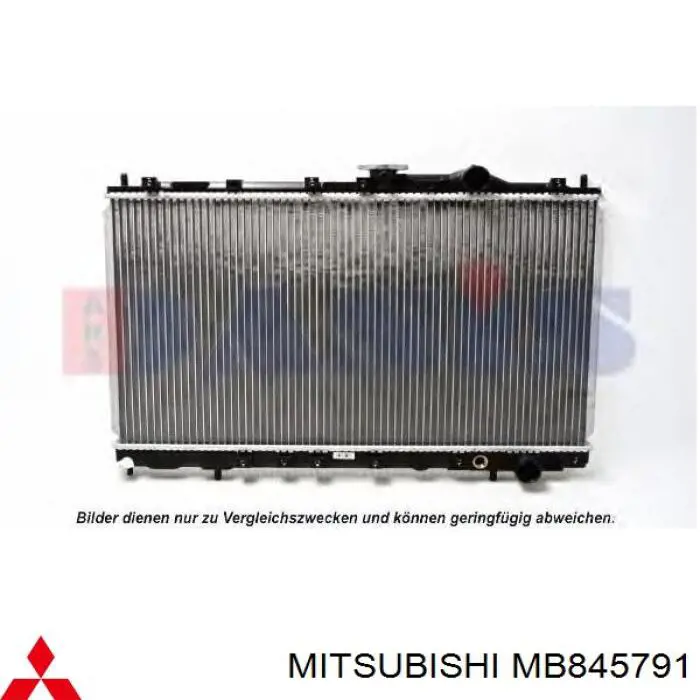 Água radiador Mitsubishi MB845791 precio, desde 94,52 EUR