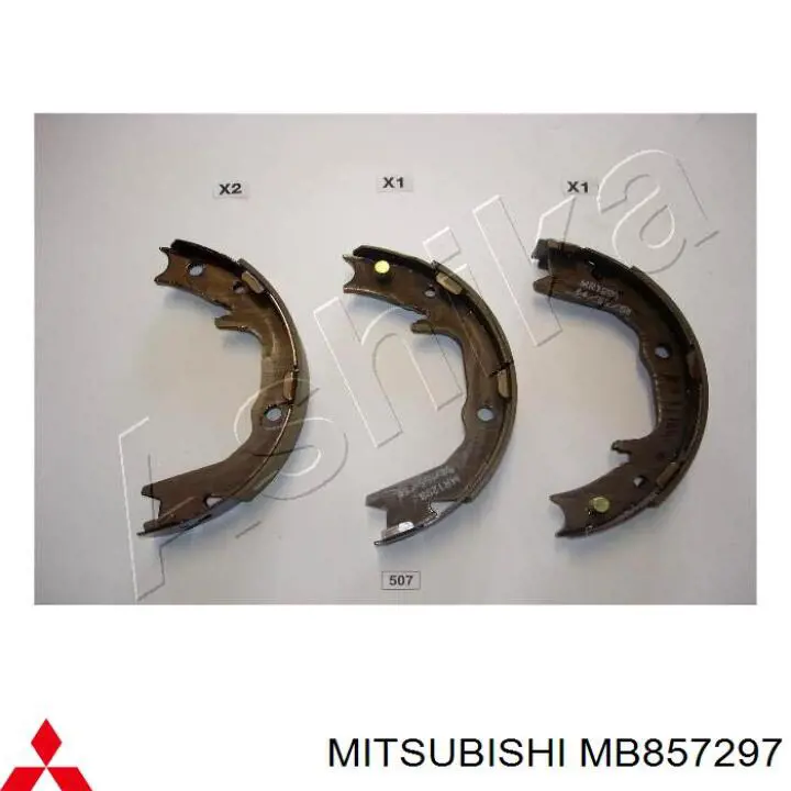 MB857297 Mitsubishi pastillas de freno traseras