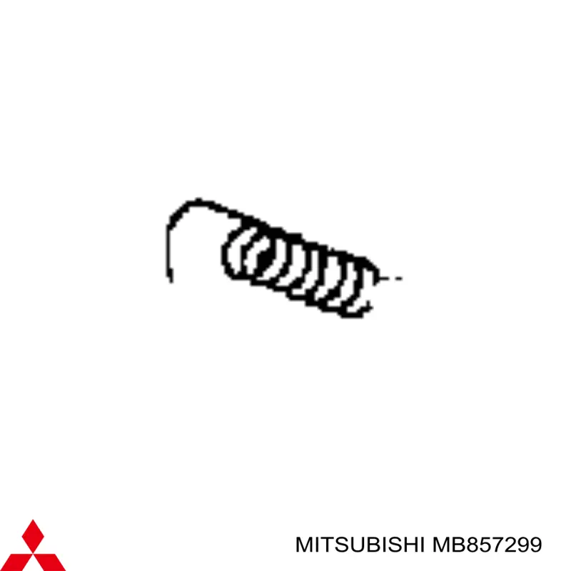 Muelle de presión de las zapatas de freno traseras Mitsubishi MB857299 precio, desde 7,35 EUR