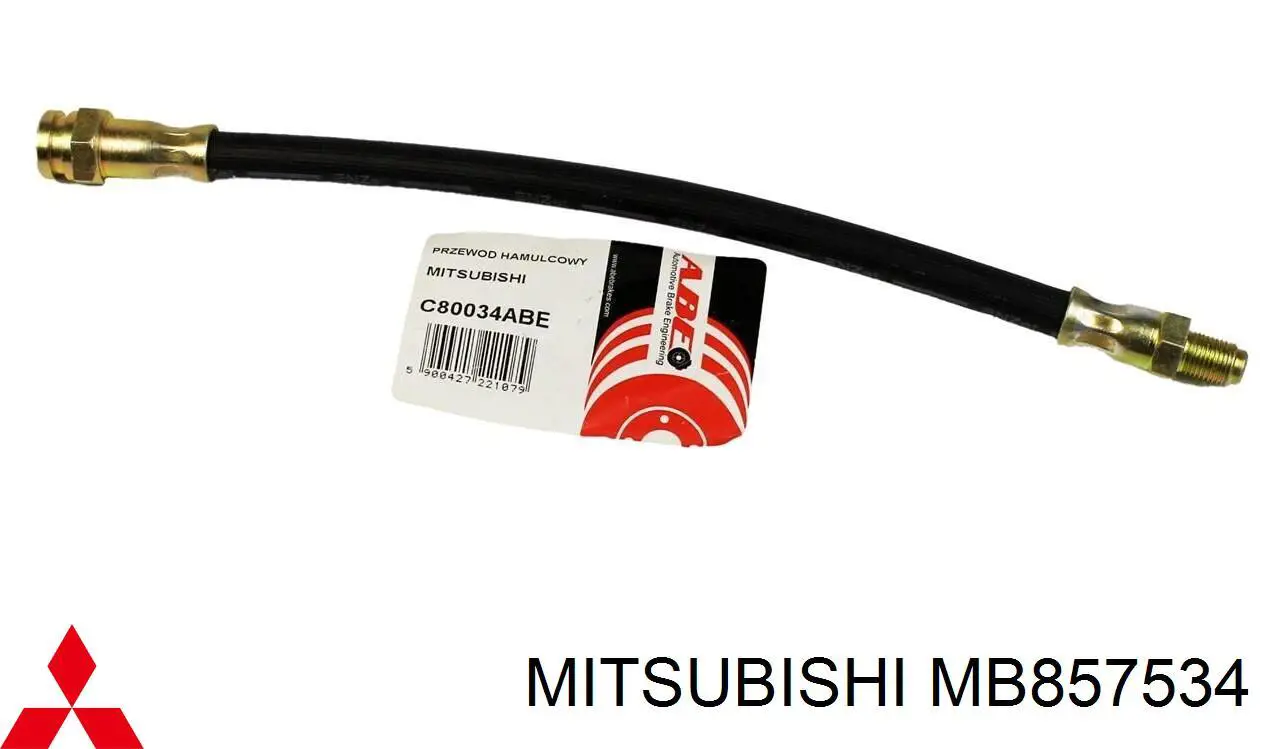 MB857534 Mitsubishi latiguillo de freno trasero