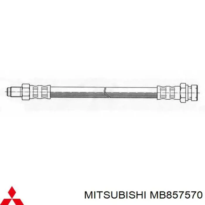 Comprar MB238163 Mitsubishi Latiguillo de freno trasero