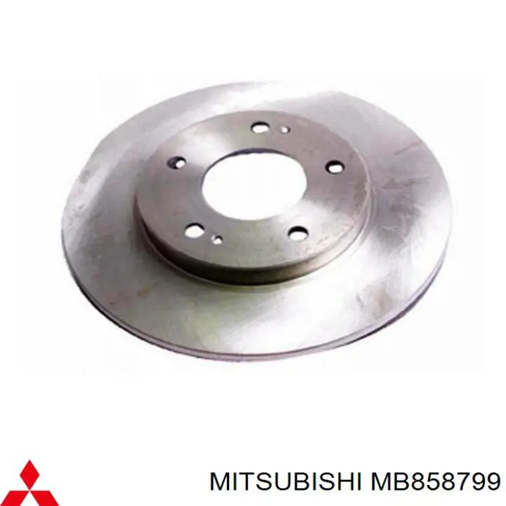 MB858799 Mitsubishi disco de freno delantero