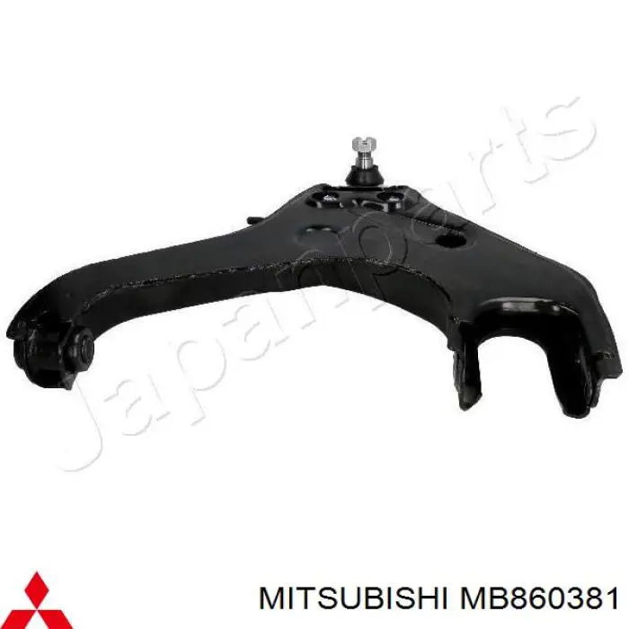 MB860831 Mitsubishi barra oscilante, suspensión de ruedas delantera, inferior izquierda