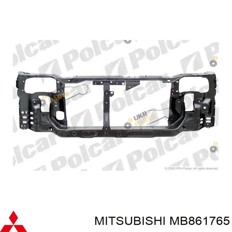 Soporte de radiador completo (panel de montaje para foco) para Mitsubishi Galant (E5A, E7A, E8A)