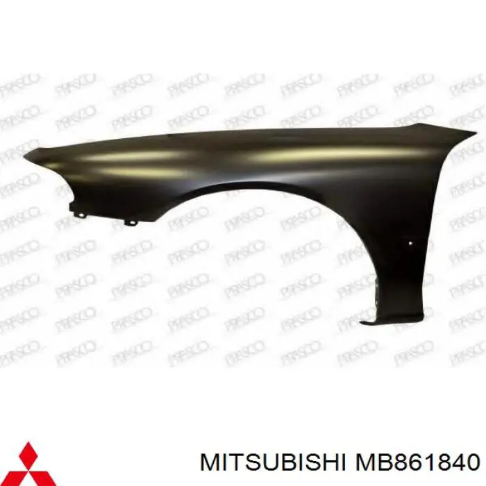Guardabarros delanteros derecho Mitsubishi Galant VII hatchback (E5A, E7A, E8A) (1992 - 1996) precio, desde 265,82 EUR