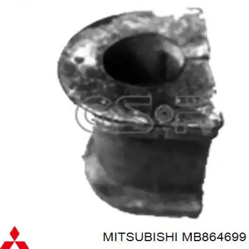 Buje de barra estabilizadora delantera Mitsubishi MB864698 precio, desde 2,28 EUR