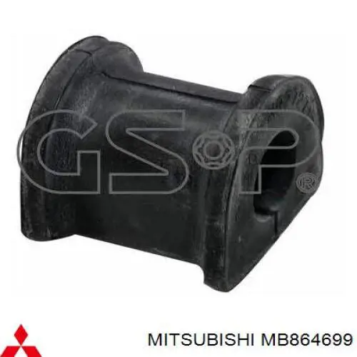 Comprar MB864698 Mitsubishi Buje de barra estabilizadora delantera