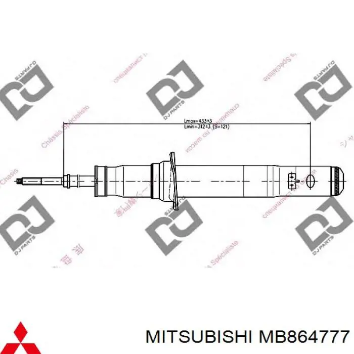 Amortiguadores Mitsubishi MB864777 precio, desde 43,36 EUR