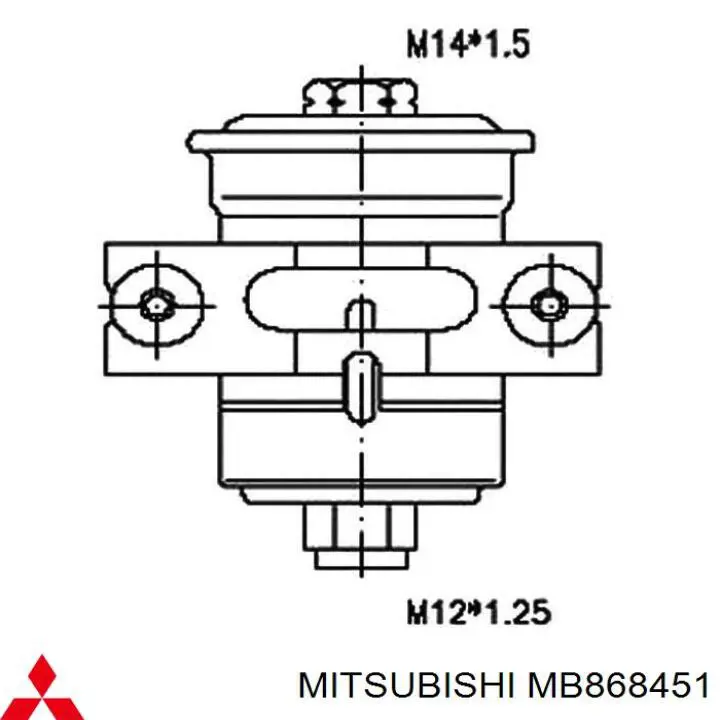 Comprar MB868451 Mitsubishi Filtro diesel