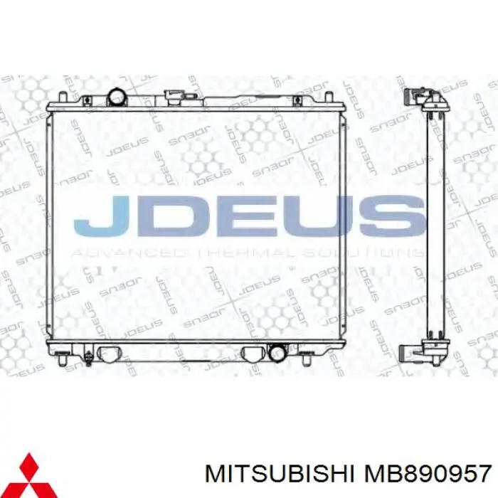 Comprar MB890957 Mitsubishi Radiador de auto