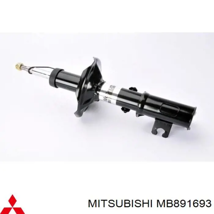 MB891693 Mitsubishi amortiguador delantero izquierdo