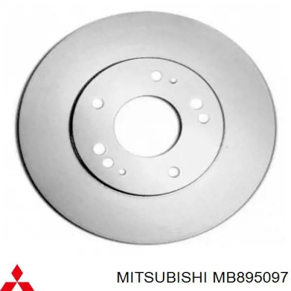 MB895097 Mitsubishi disco de freno delantero