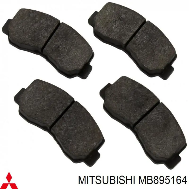 MB 895164 Mitsubishi pastillas de freno delanteras