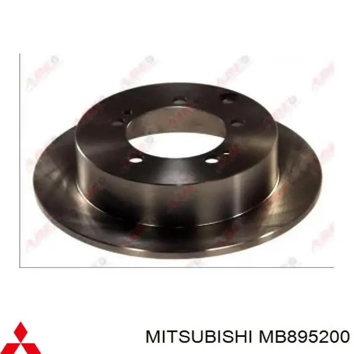 MB895200 Mitsubishi disco de freno trasero