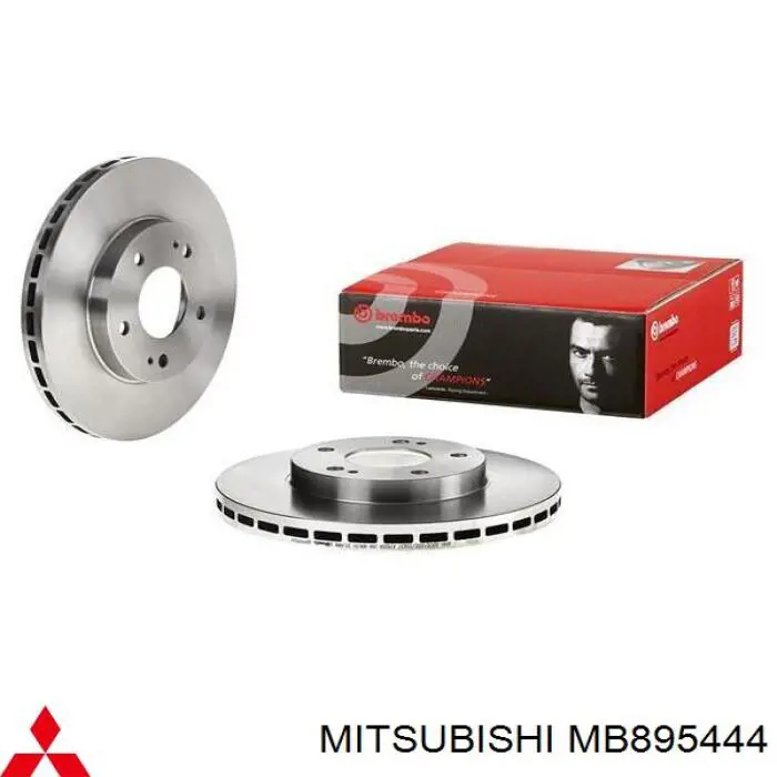 MB895444 Mitsubishi disco de freno delantero