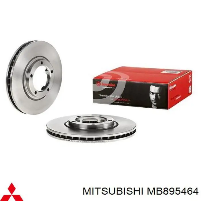 Comprar MB895464 Mitsubishi Freno de disco delantero