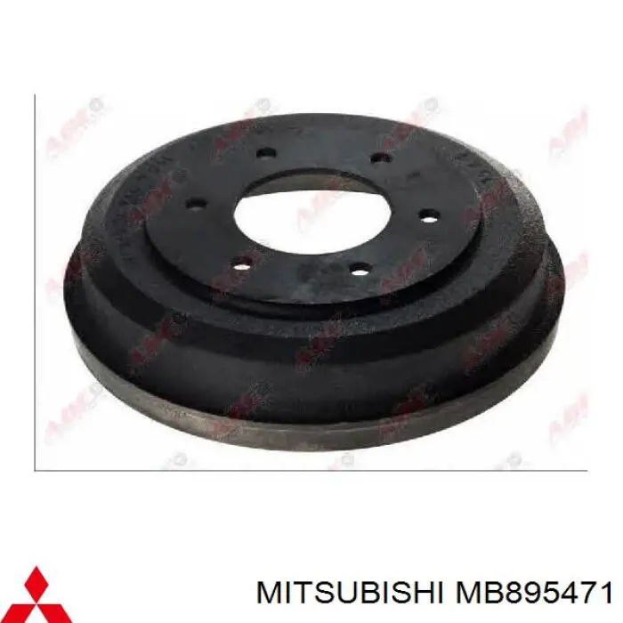Comprar MB895471 Mitsubishi Tambor de freno trasero