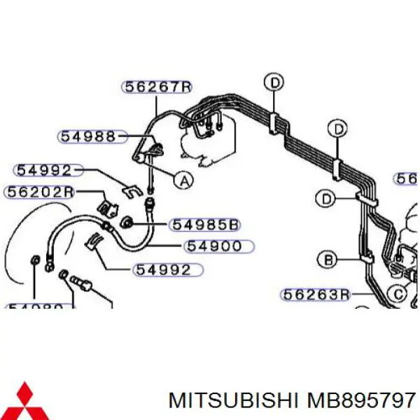 MB895797 Mitsubishi