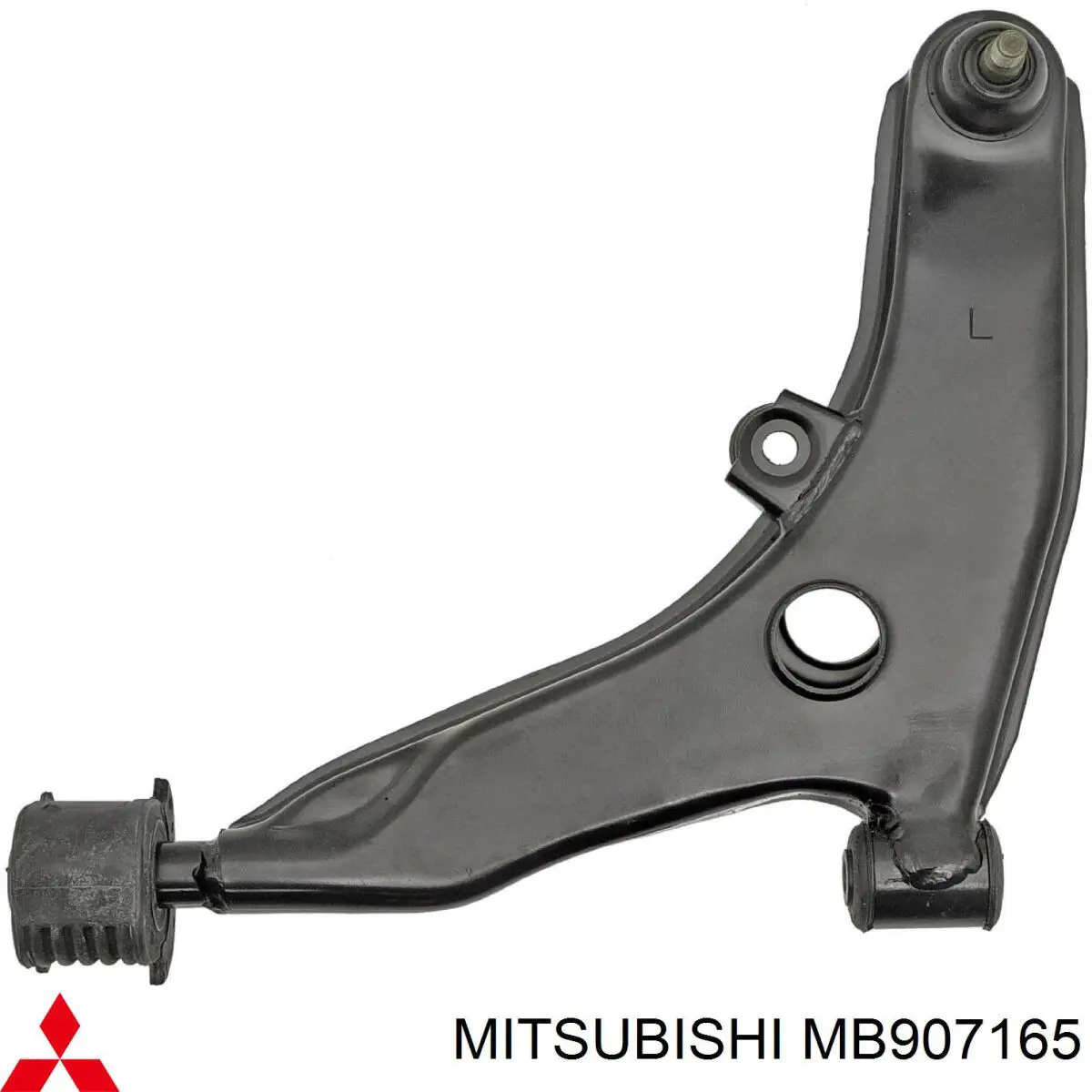MB907165 Mitsubishi barra oscilante, suspensión de ruedas delantera, inferior izquierda