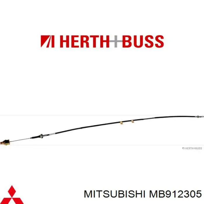 MB912305 Mitsubishi cable de embrague