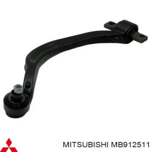 MB912511 Mitsubishi barra oscilante, suspensión de ruedas delantera, inferior izquierda