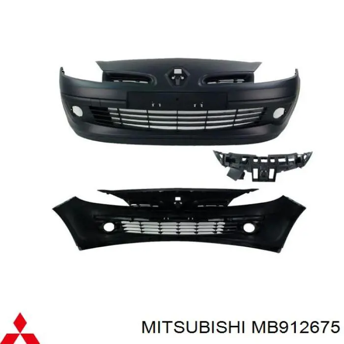 MB912675 Mitsubishi paragolpes delantero