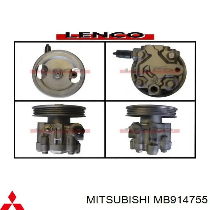 MB914755 Mitsubishi bomba hidráulica de dirección