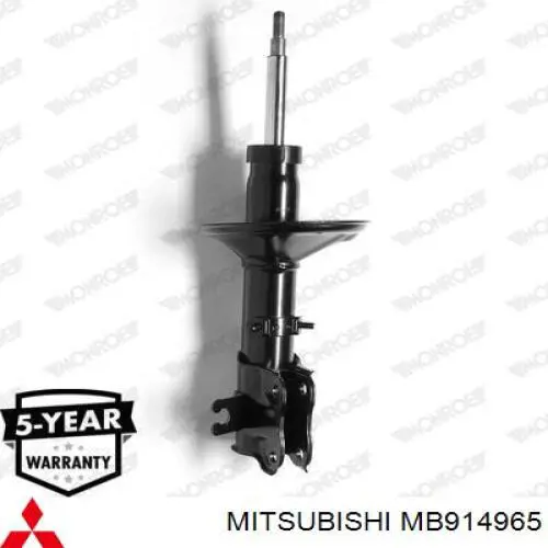 MB914965 Mitsubishi amortiguador delantero izquierdo