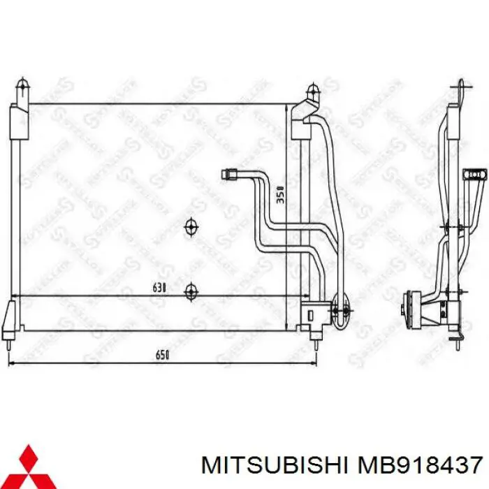 Aire acondicionado capacitor Mitsubishi MB918437 precio, desde 95,83 EUR