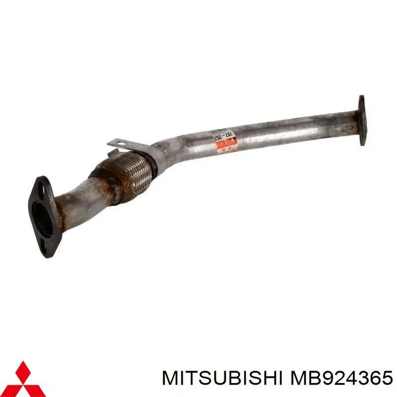 Comprar MB924365 Mitsubishi Tubo de admisión del silenciador de escape delantero
