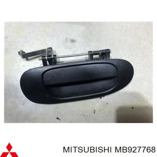 MB927768 Mitsubishi tirador de puerta exterior trasero derecho