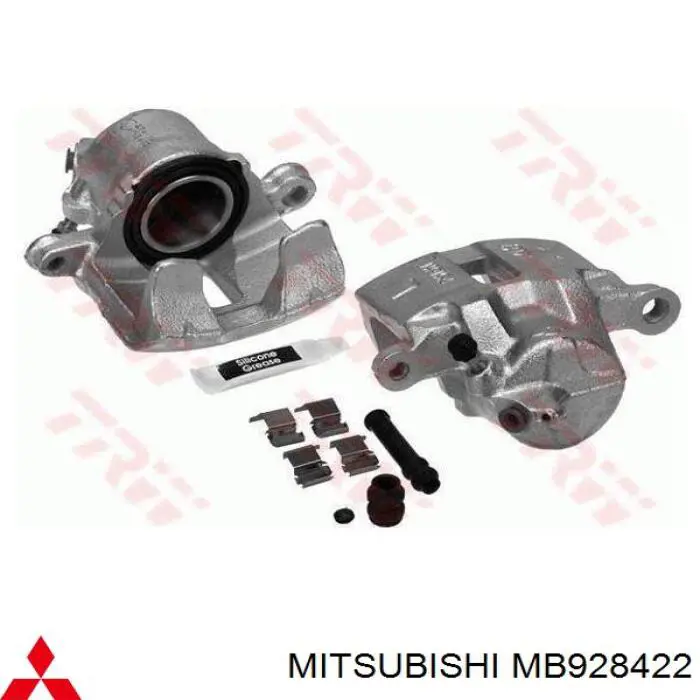 MB928422 Mitsubishi pinza de freno delantera izquierda