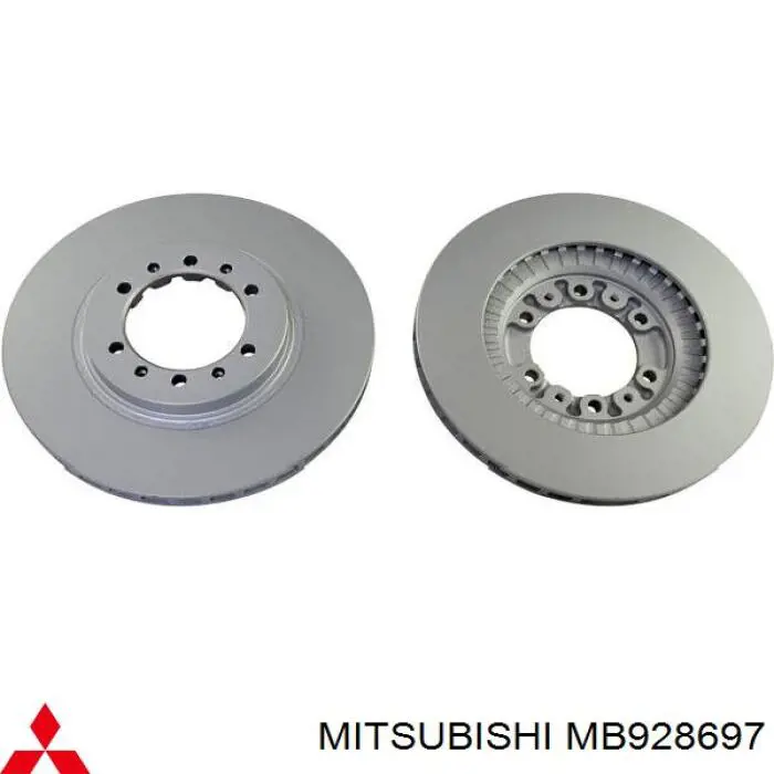 Disco de freno delantero Mitsubishi MB928697