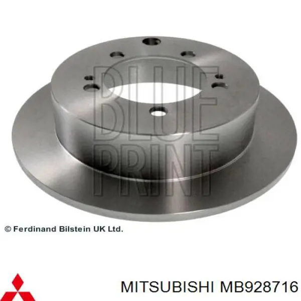Disco de freno trasero Mitsubishi MB928716 precio, desde 37,87 EUR
