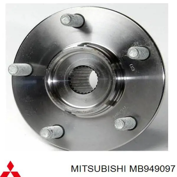 MB949097 Mitsubishi cubo de rueda delantero