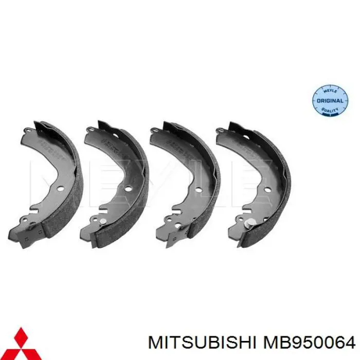 Zapatas de freno de tambor traseras Mitsubishi MB950064 precio, desde 21,78 EUR
