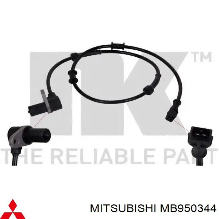 MB950344 Mitsubishi sensor abs delantero derecho