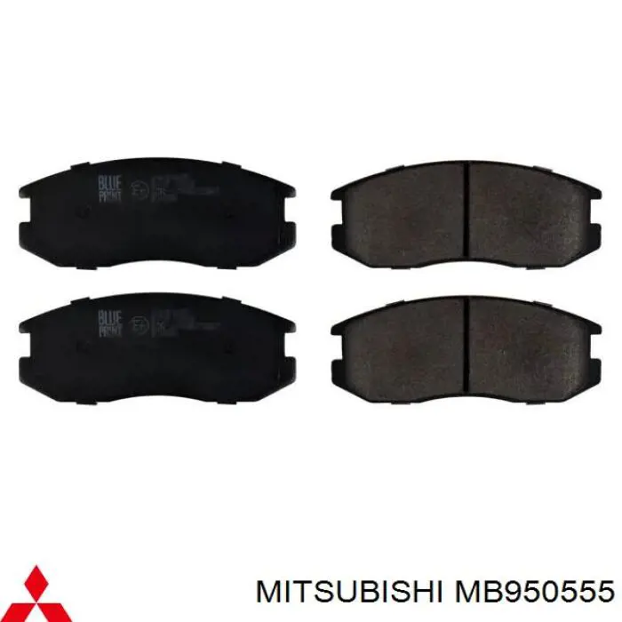 Pastillas freno delanteras Mitsubishi MB950555 precio, desde 21,14 EUR