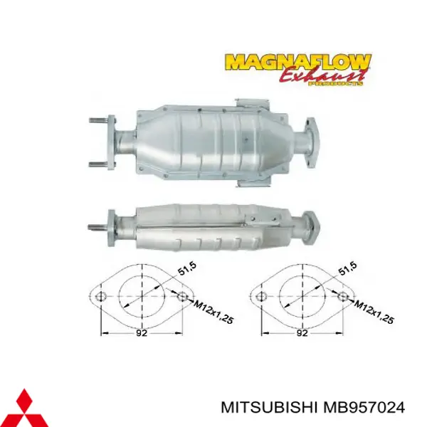 Catalizador Mitsubishi MB957024 precio, desde 223,46 EUR