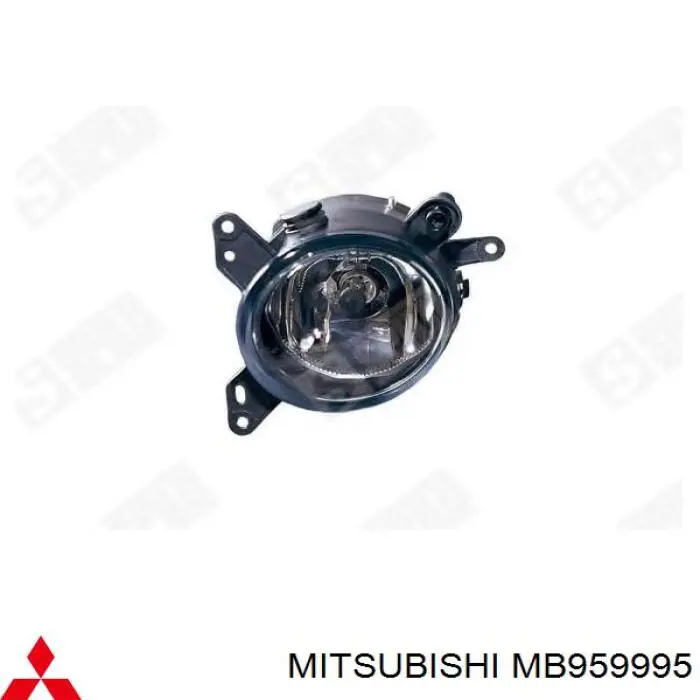 Luz antiniebla izquierda para Mitsubishi Galant (E5A, E7A, E8A)